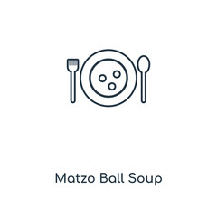 matzo ball soup icon vector