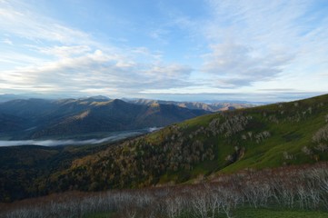北海道トマム山　山頂風景