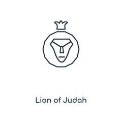 lion of judah icon vector
