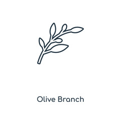 olive branch icon vector