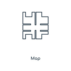 map icon vector