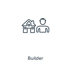 builder icon vector