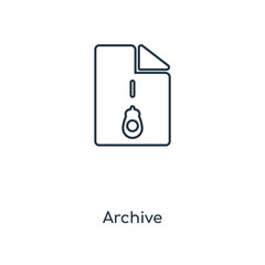 archive icon vector