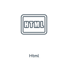 html icon vector