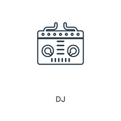 dj icon vector