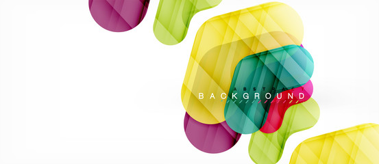 Colorful glossy arrows abstract background