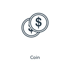 coin icon vector