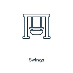 swings icon vector