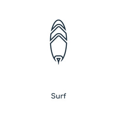 surf icon vector