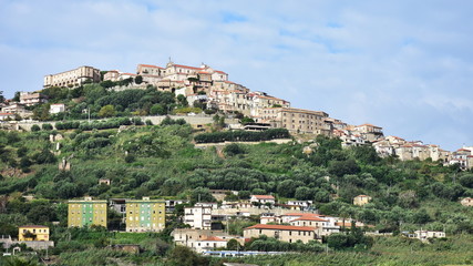Fototapeta na wymiar historic village Nicotera in Calabria,Italy 