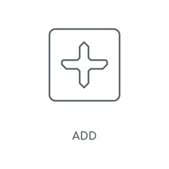 Obraz premium add icon