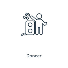 dancer icon vector