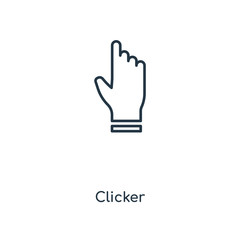 clicker icon vector