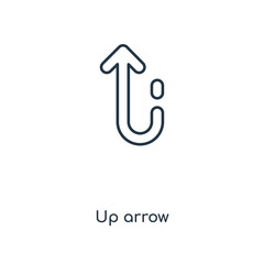 up arrow icon vector