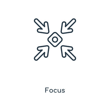 focus icon vector