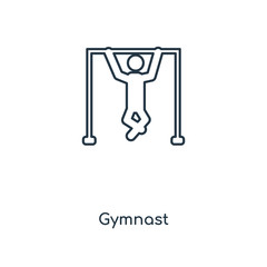 gymnast icon vector