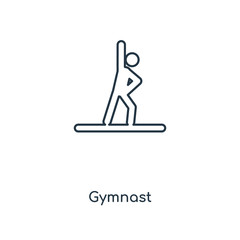 gymnast icon vector
