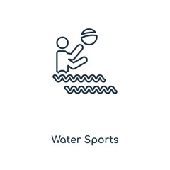 water sports icon vector