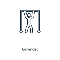 gymnast icon vector