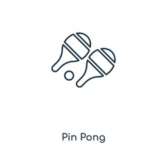 pin pong icon vector