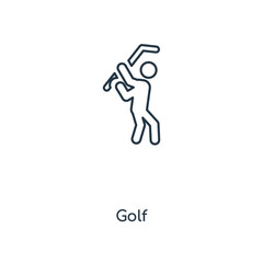 golf icon vector