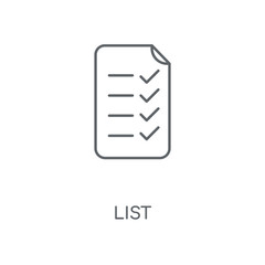list icon