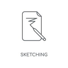 sketching icon
