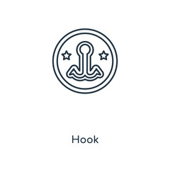 hook icon vector
