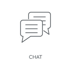 Fototapeta premium chat icon