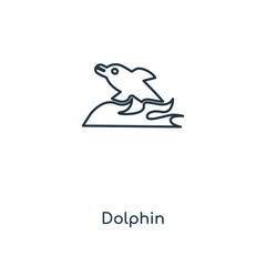 dolphin icon vector