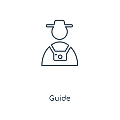 guide icon vector