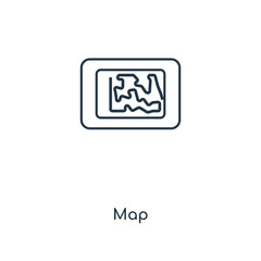 map icon vector