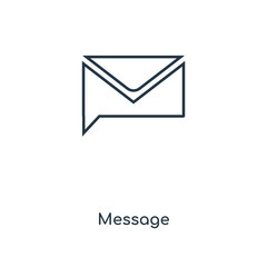 message icon vector