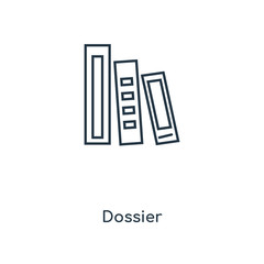 dossier icon vector