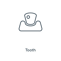 tooth icon vector