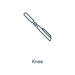 knee icon vector