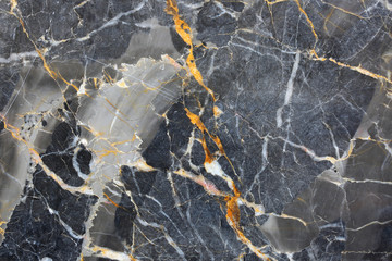 Gold and white patterned natural of Dark gray marble patterned (Gold Russia) texture for design.