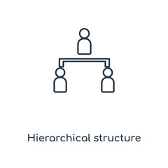 hierarchical structure icon vector