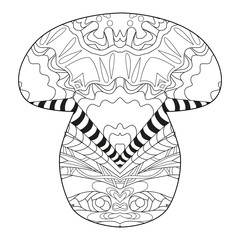 mushrooml for coloring page or decoration for children