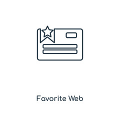 favorite web icon vector