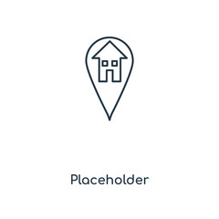 placeholder icon vector
