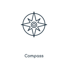 compass icon vector