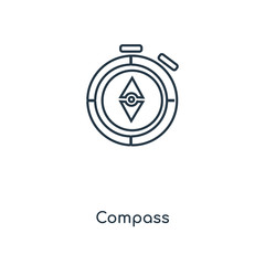 Obraz premium compass icon vector
