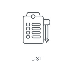Fototapeta premium list icon