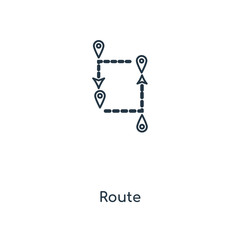 route icon vector