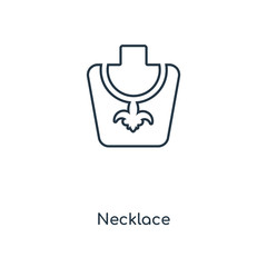 necklace icon vector