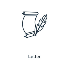 letter icon vector
