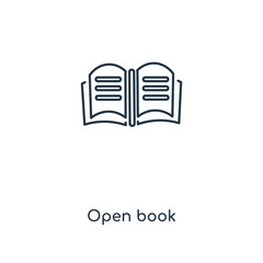 open book icon vector