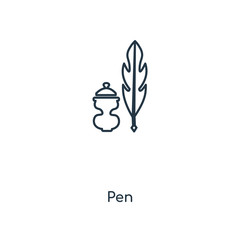 pen icon vector