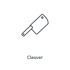 cleaver icon vector